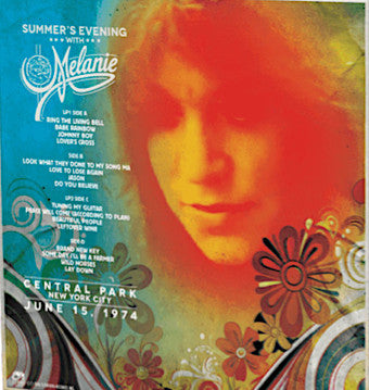 Melanie (2) : Summer's Evening With Melanie: Central Park 1974 (2xLP, Album, RE, Pin)