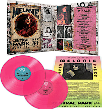 Melanie (2) : Summer's Evening With Melanie: Central Park 1974 (2xLP, Album, RE, Pin)