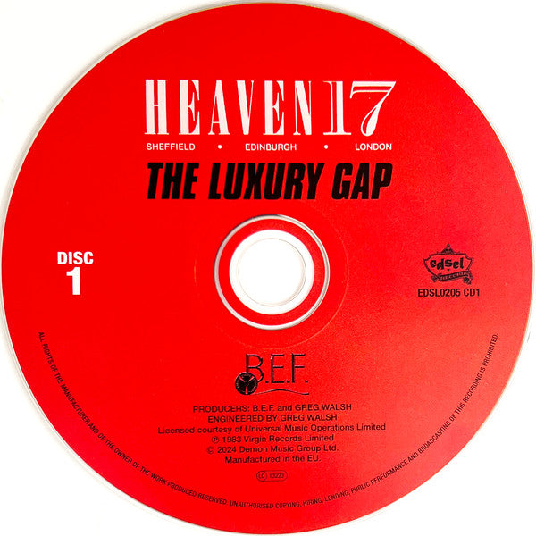 Heaven 17 : The Luxury Gap (2xCD, Album, Dlx, RE)