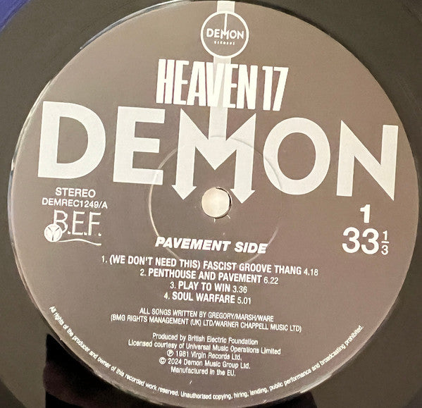 Heaven 17 : Penthouse And Pavement (LP, Album, RE, Hal)
