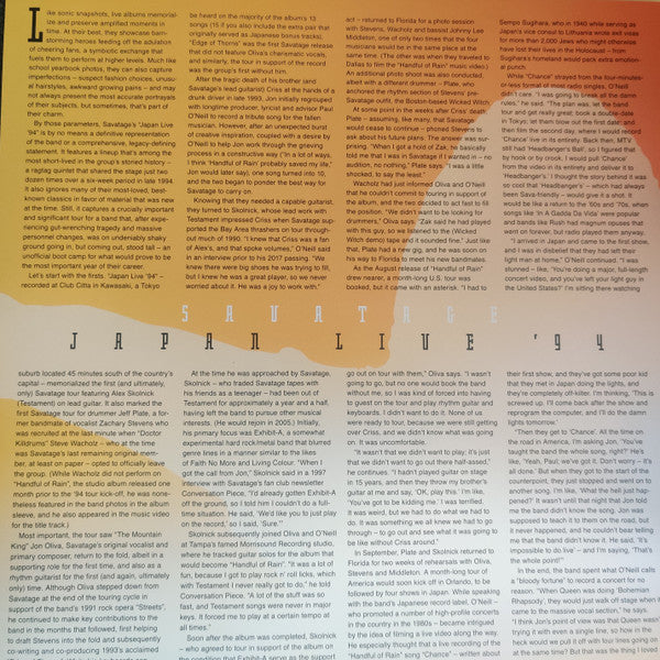 Savatage : Japan Live '94 (2xLP, Album, RE)