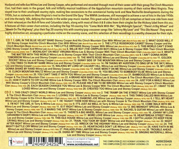 Wilma Lee & Stoney Cooper : The Singles Collection 1947-62 (2xCDr, Comp)