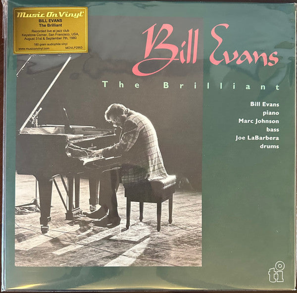 Bill Evans : The Brilliant (LP, Album, RE, 180)