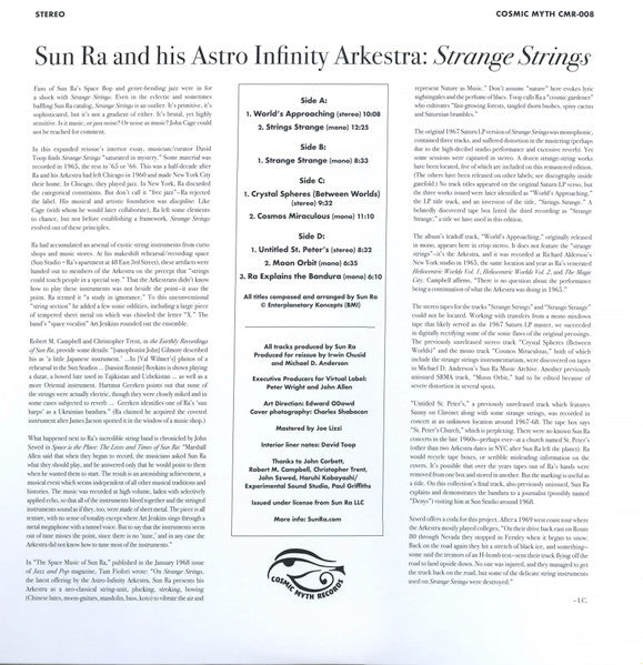 The Sun Ra Arkestra : Strange Strings [Expanded Edition] (2xLP, Mono, RM)