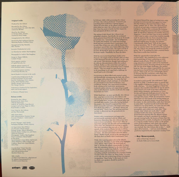 Alex Lifeson : Victor (2xLP, Album, RE, RM, Cry)