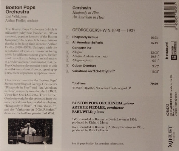 Gershwin* - Boston Pops Orchestra : Rhapsody In Blue / An American In Paris (CD, RE, RM)