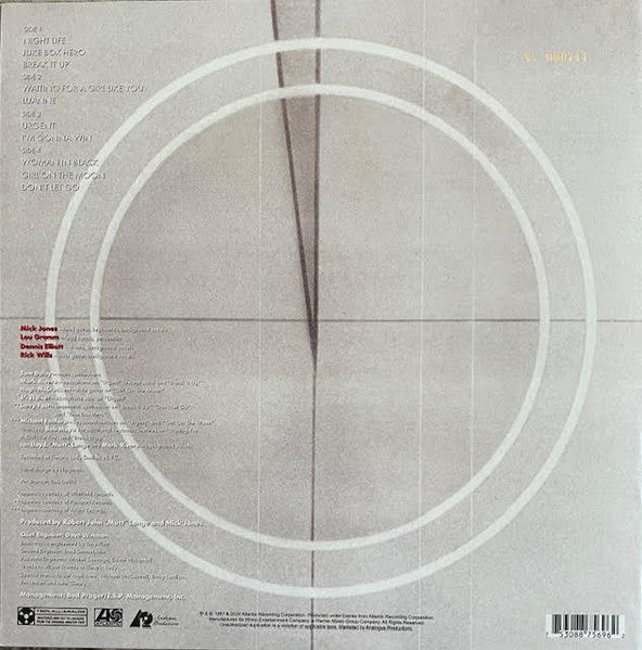 Foreigner : 4 (2x12", Album, Ltd, Num, RE, 180)