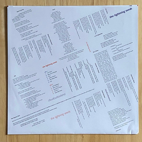 Lightning Seeds : Cloudcuckooland  (LP, Album, Ltd, RE, RM, Yel)