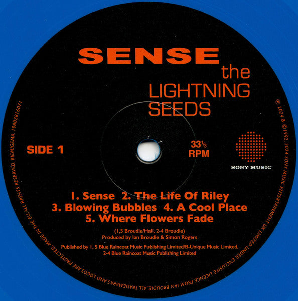 Lightning Seeds : Sense (LP, Album, Ltd, RE, RM, Blu)