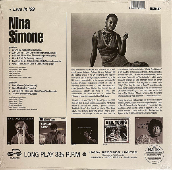 Nina Simone : Live in ’69      (LP, Mono, Unofficial)