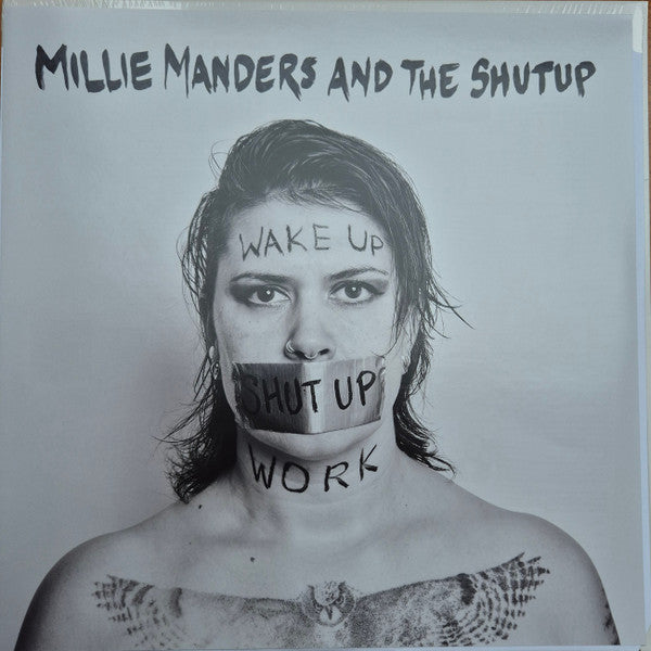Millie Manders & The Shutup : Wake Up, Shut Up, Work (LP, Album, Pin)