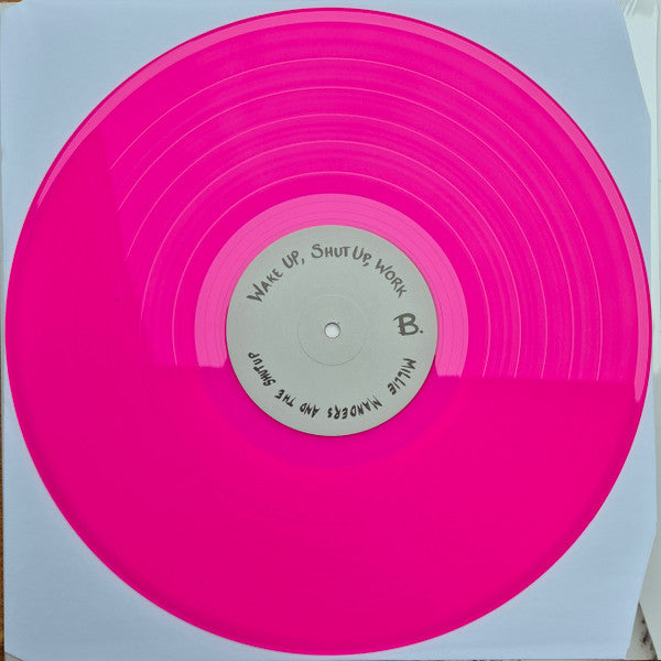 Millie Manders & The Shutup : Wake Up, Shut Up, Work (LP, Album, Pin)