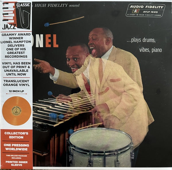Lionel Hampton : Lionel...Plays Drums, Vibes, Piano (LP, RE)