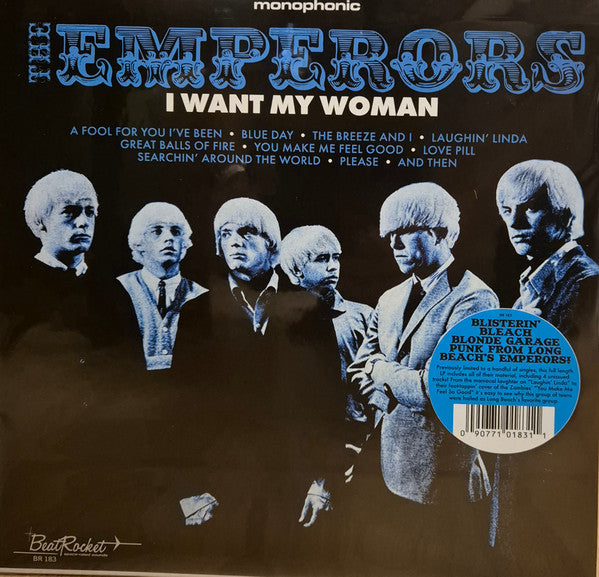 The Emperors (3) : I Want My Woman (LP, Comp, Whi)