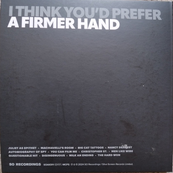 Hamish Hawk : A Firmer Hand (CD, Album)
