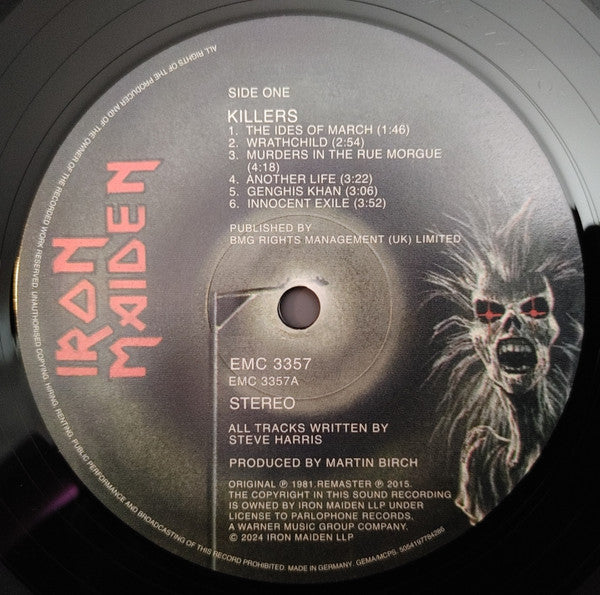Iron Maiden : Killers (LP, Album, RE, RM, 180)