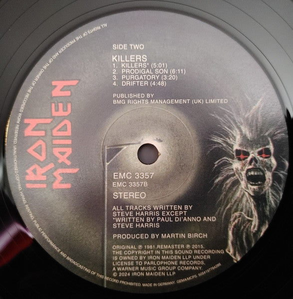 Iron Maiden : Killers (LP, Album, RE, RM, 180)