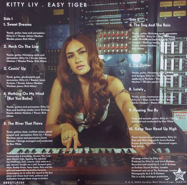 Kitty Durham : Easy Tiger (LP, Album, Ora)
