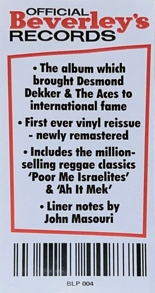 Desmond Dekker & The Aces : Intensified (LP, Album, RE, RM)