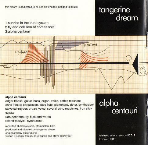 Tangerine Dream : Alpha Centauri (CD, Album, RE, RM)