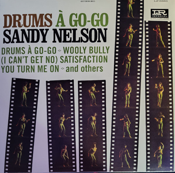 Sandy Nelson : Drums A Go-go (LP, RE)