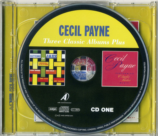 Cecil Payne : Three Classic Albums Plus (2xCD, Comp)