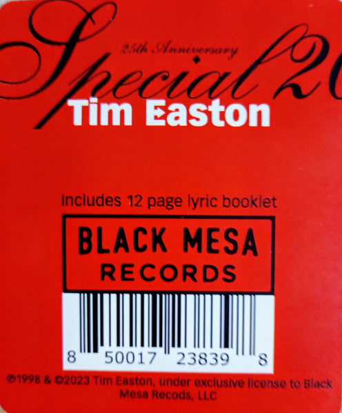 Tim Easton : Special 20 (LP, Album, RE)