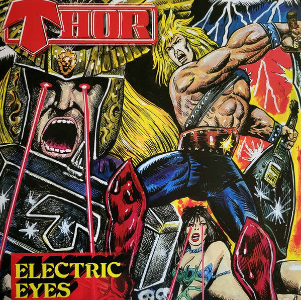 Thor (7) : Electric Eyes (LP, Album, Ltd, RE, RM, Yel)