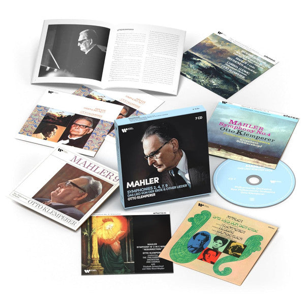 Gustav Mahler - Otto Klemperer : Symphonies 2, 4, 7 & 9 / Das Lied Von Der Erde And Other Lieder (7xCD, RE, RM + Box, Comp)