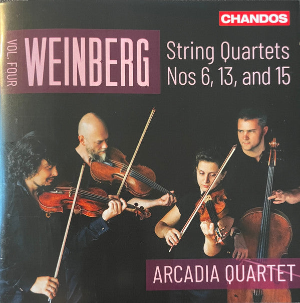 Mieczysław Weinberg - Arcadia String Quartet : String Quartets Nos 6, 13, And 15 (Vol. Four) (CD)