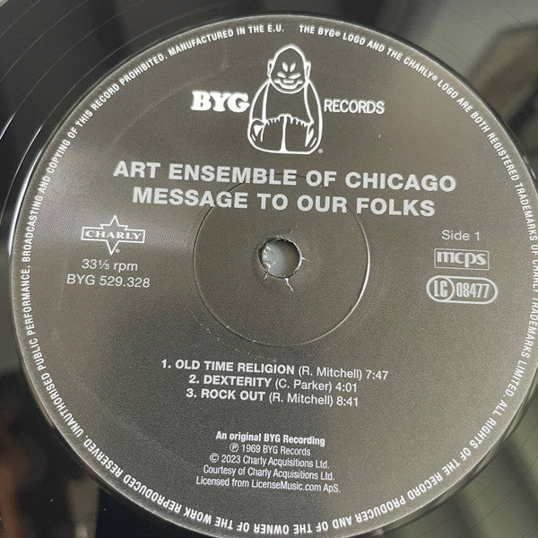 The Art Ensemble Of Chicago : Message To Our Folks (LP, Album, RE, RM, Gat)