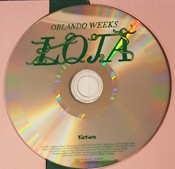 Orlando Weeks : Loja (CD, Album)