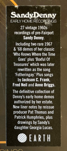 Sandy Denny : Early Home Recordings (2xCD, Album, RE)