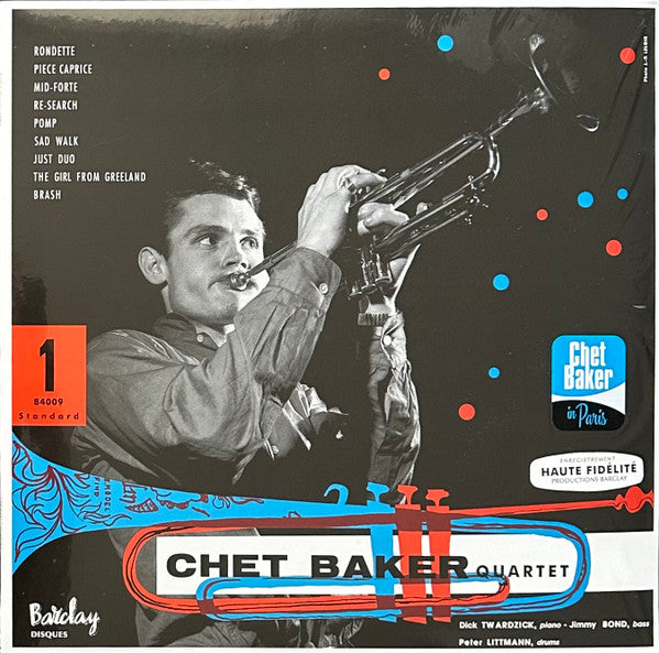 Chet Baker Quartet : Chet Baker Quartet (LP, Album, Ltd, RE, RM, 180)