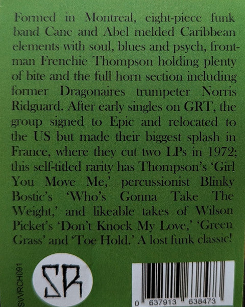 Cane And Able : Cane And Able (LP, Album, RE, Unofficial)