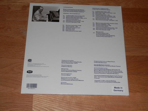 Claude Bolling :  Le Magnifique (Original Motion Picture Soundtrack)  (LP, RE + LP)