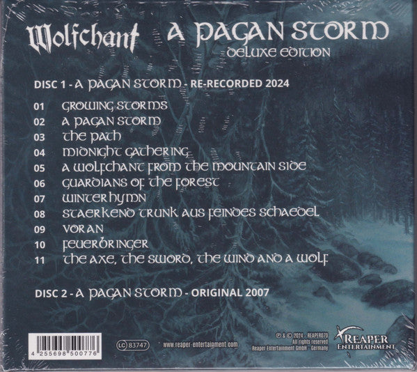 Wolfchant : A Pagan Storm (CD, Album + CD, Album, RE + Dlx, Dig)