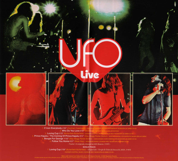 UFO (5) : Live (CD, Album, RE, RM, Dig)
