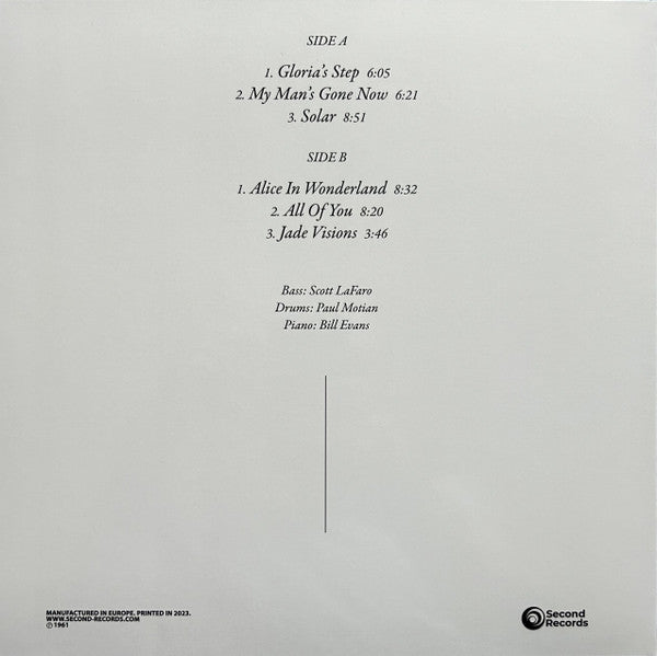 Bill Evans Trio* Featuring Scott LaFaro : Sunday At The Village Vanguard (LP, Album, RE, Unofficial)