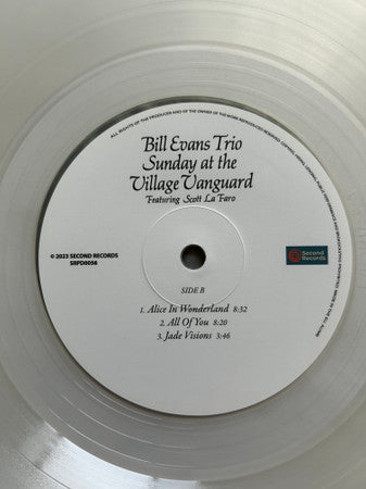 Bill Evans Trio* Featuring Scott LaFaro : Sunday At The Village Vanguard (LP, Album, RE, Unofficial)