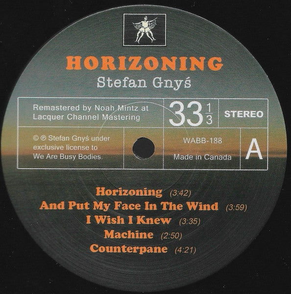 Stefan Gnys : Horizoning (LP, Album, RM)
