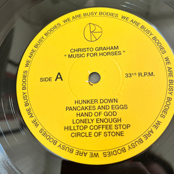 Christo Graham : Music For Horses (LP, Album)