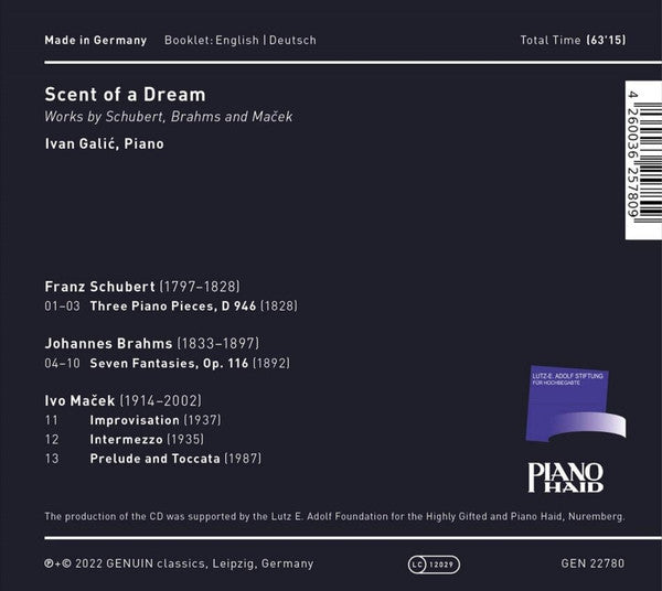 Ivan Galić : Scent Of A Dream (CD, Album)
