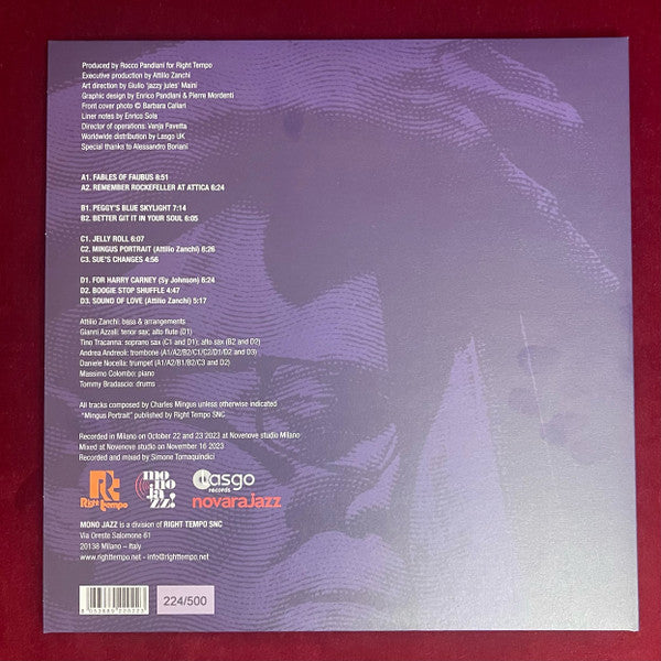 Attilio Zanchi : Mingus Portrait (2xLP, Album, Dlx, Gat)