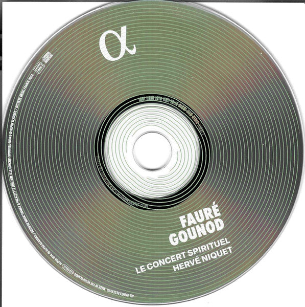Gabriel Fauré, Charles Gounod, Emöke Barath, Philippe Estèphe, Le Concert Spirituel, Hervé Niquet : Fauré Requiem - Gounoud Messe de Clovis (CD, Album)
