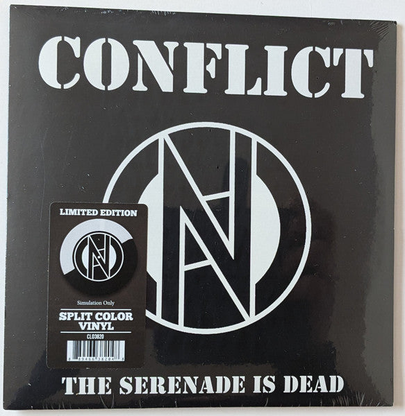 Conflict (2) : The Serenade Is Dead (7", Single, Ltd, Bla)