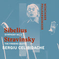 Jean Sibelius, Igor Stravinsky, Sergiu Celibidache, Münchner Philharmoniker : Symphony No. 5; The Firebird (Suite) (CD, Album)