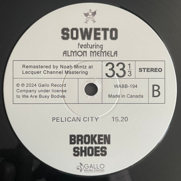 Soweto : Broken Shoes (LP, Album, RE)