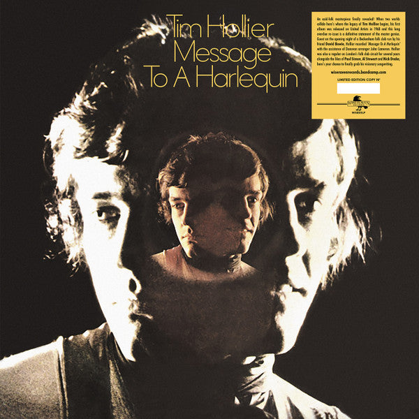 Tim Hollier : Message To A Harlequin (LP, Album, Ltd, Num, RE)