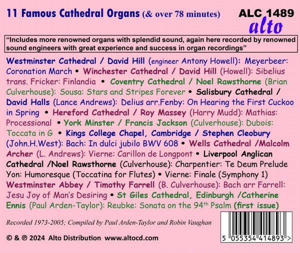 Various : 10 Famous Cathedral Organs (CD, Comp)